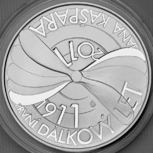 Stříbrná pamětní mince 200 Kč Jan Kašpar